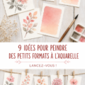Peinture aquarelle originale sur papier