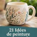 Des assiettes en céramique peintes à la main avec des motifs colorés et originaux.