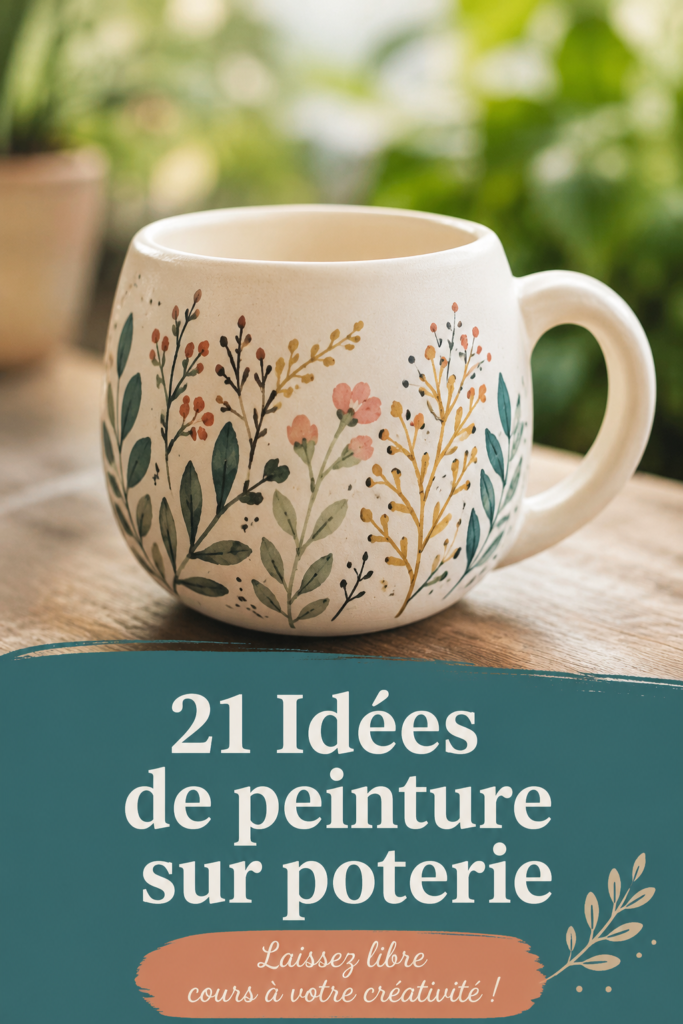 Des assiettes en céramique peintes à la main avec des motifs colorés et originaux.