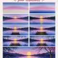 Une palette colorée avec des peintures et des pinceaux prêt à être utilisés pour un projet artistique.