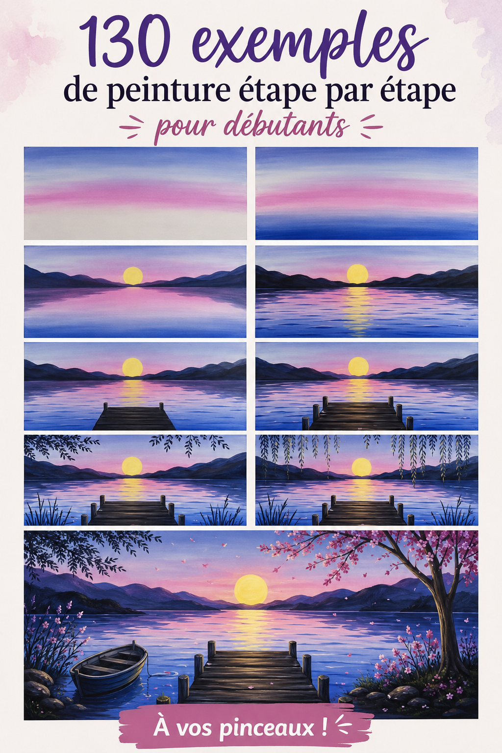 130 idées de peinture simples pour débuter facilement - Scene-artistique.fr
