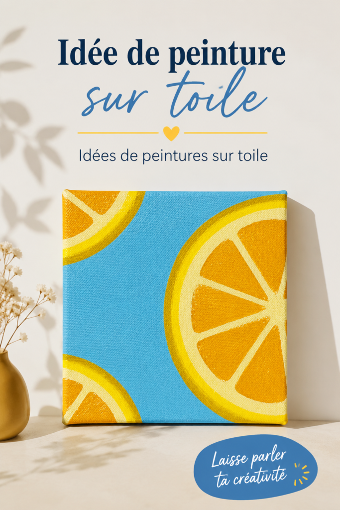 Une toile colorée peinte à la main montrant des motifs abstraits.