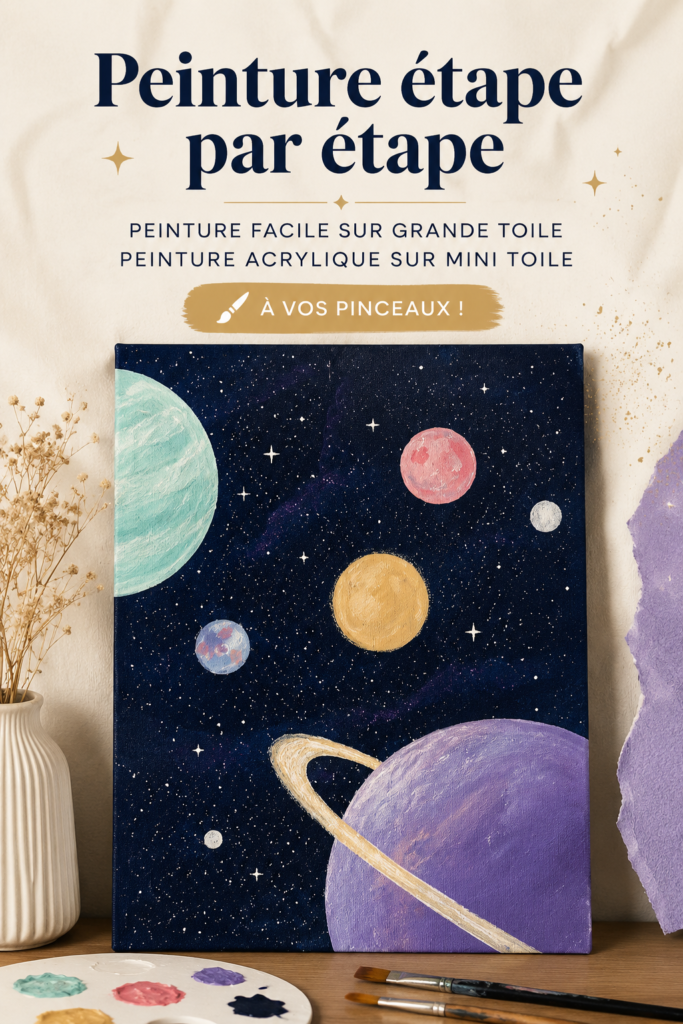 Une soirée peinture conviviale avec des amis, chacun travaillant sur son canvas.