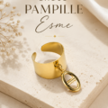 Bague Pampille Esme mise en valeur, un bijou élégant et intemporel