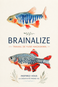 Œuvre BRAINALIZE de Yusei Nagashima représentant la créativité en action