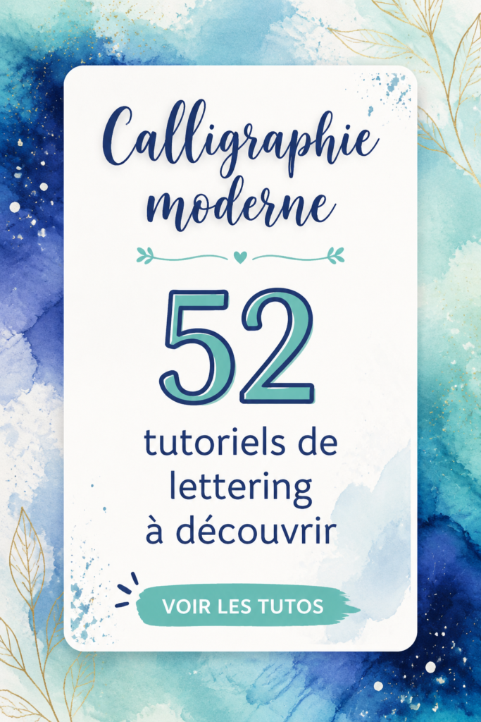Un exemple de calligraphie moderne colorée avec des lettres élégantes et stylisées