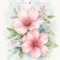 Fleurs de cerisier en pleine floraison dans un jardin