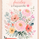 Une illustration de fleurs peintes à l'aquarelle, montrant la diversité des couleurs et des formes.