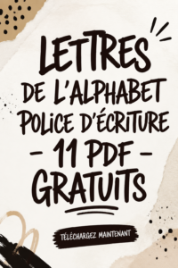 Modèles de lettres alphabet imprimables pour décoration et éducation.
