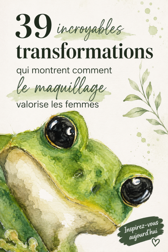 Femme appliquant du maquillage avec assurance et sourire