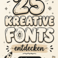 Sélection de polices créatives illustrant la diversité typographique