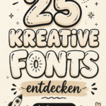 Sélection de polices créatives illustrant la diversité typographique