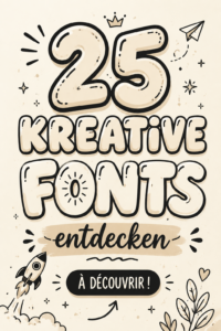 Sélection de polices créatives illustrant la diversité typographique