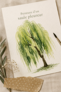 Un tableau Willow Tree représentant des personnages en harmonie, apportant chaleur et élégance.