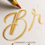 Un exemple de lettrage ombré créatif avec des couleurs vives.
