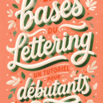 Une main dessinant des lettres élégantes en calligraphie sur un papier