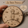 Création en bois brûlé inspirée du Petit Prince, artisanat artistique