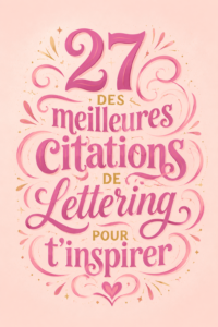 Un mur décoré avec des citations inspirantes en lettering coloré.