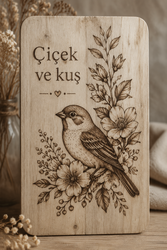 Composition florale colorée avec des oiseaux en décoration