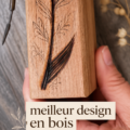 Un salon moderne avec des éléments en bois foncé et un espace chaleureux