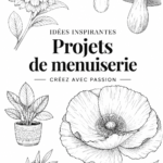 Projets en bois créatifs et faciles en cours de réalisation