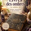 Un livre des ombres ouvert avec des pages décorées et des illustrations inspirantes.