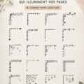 Bullet journal coloré avec des éléments créatifs.
