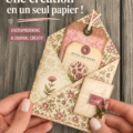 Une création en papier colorée et attrayante montrant une idée de craft facile.