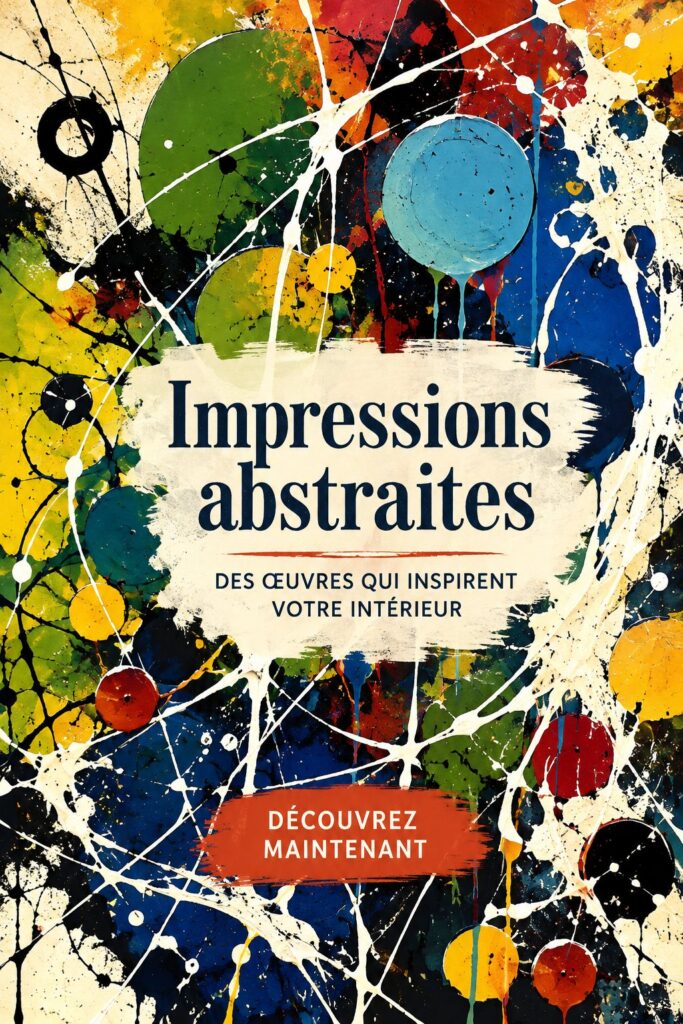 Une sélection d'impressions abstraites modernes sur des murs décoratifs