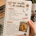 Plateau de cookies maison dorés, prêts à être dégustés.