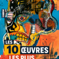 Une œuvre emblématique de Jean-Michel Basquiat avec des couleurs vives et des formes abstraites.