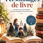 Un collage coloré de personnages de livres inspirants illustrant des projets DIY créatifs.