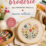 Une sélection de projets de broderie colorés et accessibles aux débutants.