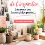 Femme travaillant sur un projet créatif DIY
