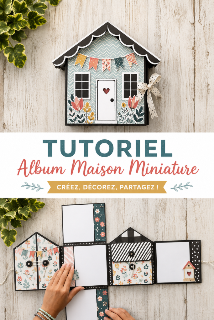 Un mini album maison coloré rempli de souvenirs