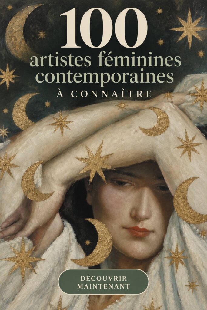 Un collage de plusieurs œuvres d'artistes contemporaines femmes, représentant la diversité et la créativité de l'art contemporain.