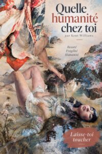 Une artiste peint sur une toile, exprimant ses émotions par les couleurs.
