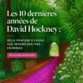 Une œuvre récente de David Hockney, symbolisant sa transition vers le numérique.