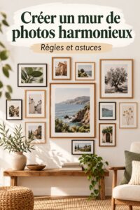 Vue d'une galerie murale avec des œuvres diverses et colorées, reflétant une ambiance chaleureuse.