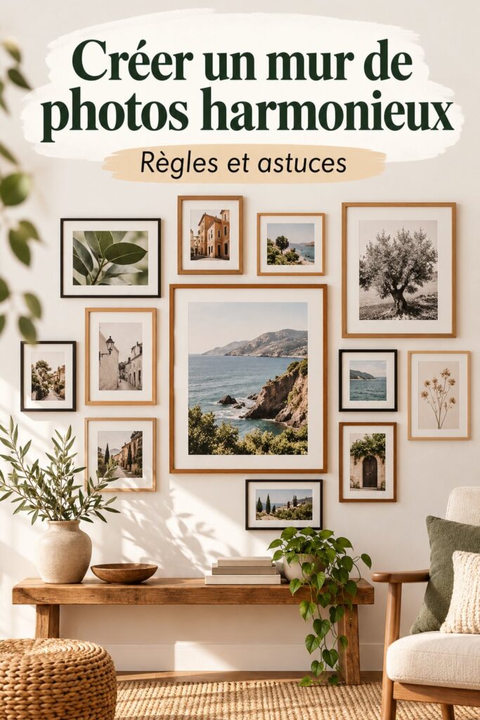 Vue d'une galerie murale avec des œuvres diverses et colorées, reflétant une ambiance chaleureuse.