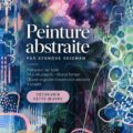 Peinture abstraite colorée sur toile dans un intérieur moderne