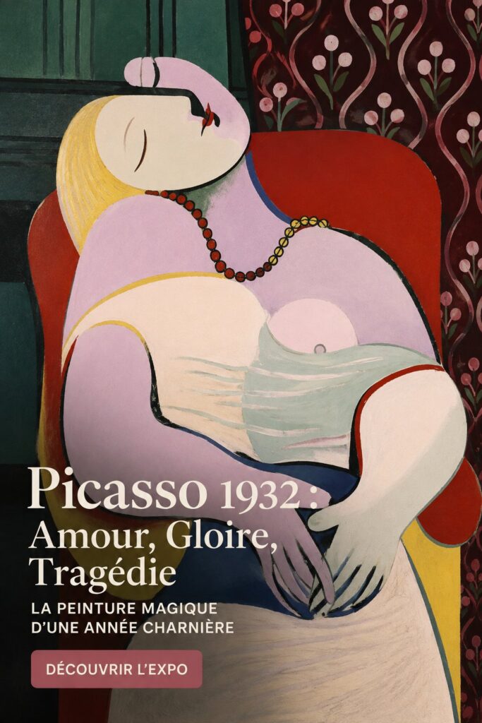 Peinture emblématique de Picasso de 1932 représentant des émotions intenses.