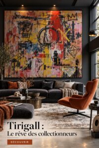 Divers objets uniques et artistiques de la collection Tirigall sur une table