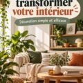 Une pièce modernisée avec des éléments décoratifs chaleureux et colorés.
