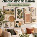 Murs de galerie inspirants décorés avec divers styles artistiques.