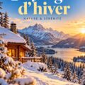 Un paysage d'hiver enchanteur avec des arbres enneigés et un ciel bleu